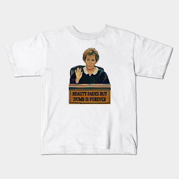 Judge Judy Kids T-Shirt by BanyakMau